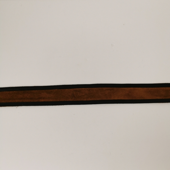 Vintage two tone suede belt - Picture 5 of 6
